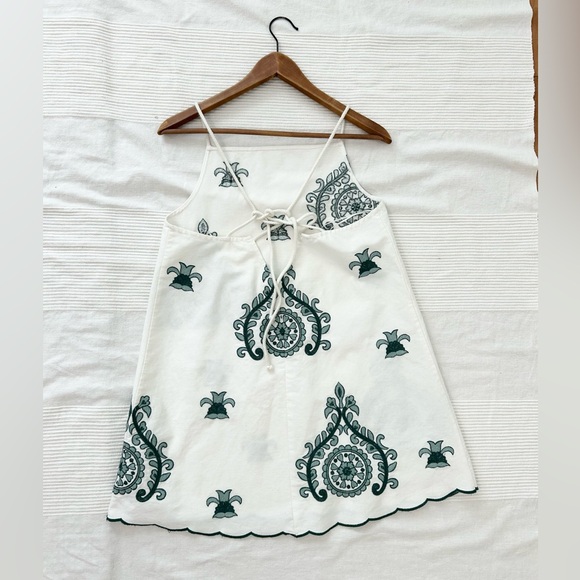 Zara Embroidered Mini Dress - Picture 10 of 16
